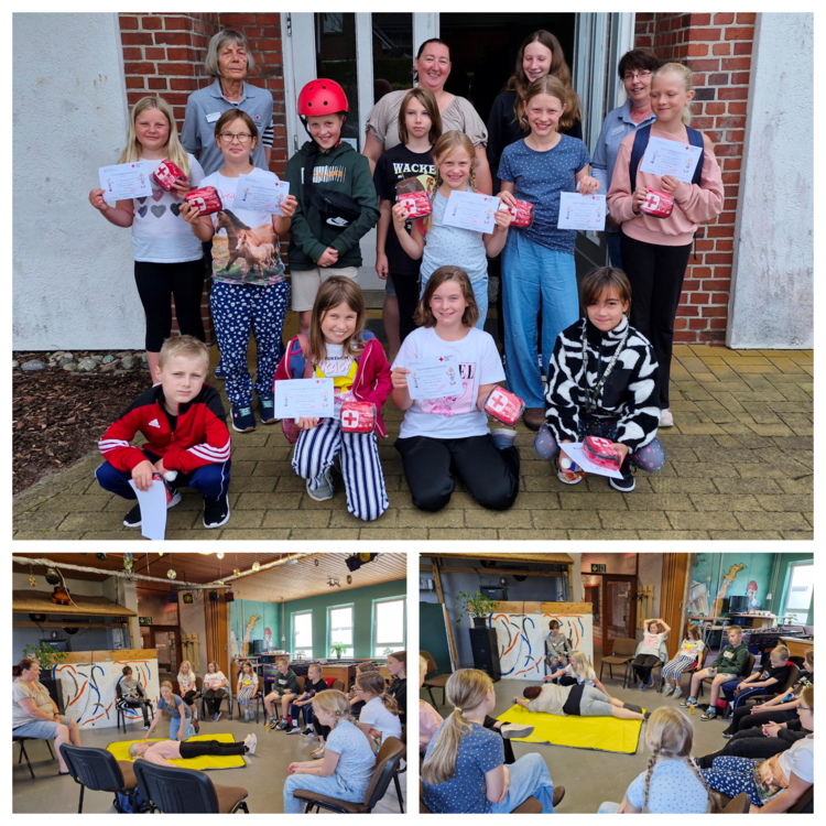 Ferienspaß 2025: Erste-Hilfe-Kurs, Gruppenbild Ferienspaß 2025: Erste-Hilfe-Kurs, Gruppenbild